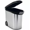 CURVER Pet Life recipiente para ração com rodas, 12kg, 35L, 49,3x27,8x40,3 cm, prateado