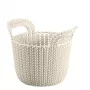 Cesto CURVER Knit XS redondo 3L branco 23x19x19cm