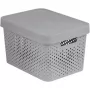 Caixa de arrumação CURVER Infinity Recycled 17L 36x27x22cm cinzento