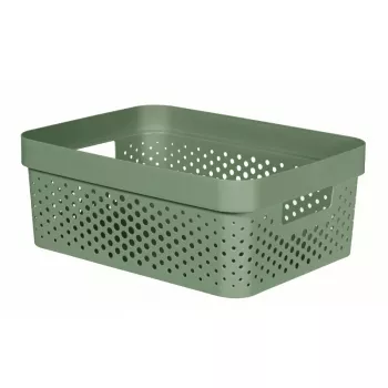 Caixa CURVER Infinity Recycled 11L 36x27x14cm verde