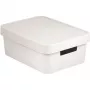 Caixa de arrumação CURVER Infinity Recycled 11L com tampa, branco