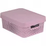 Curver Infinity caixa de arrumação em material reciclado 11 L, 36 x 27 x 14 cm, rosa