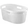 Cesto de roupa CURVER Infinity Recycled 40L 59x39x27cm branco