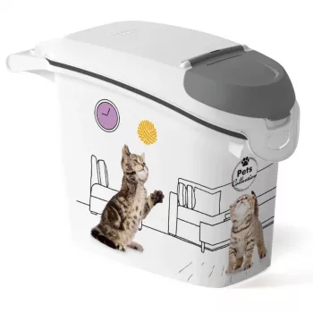 Recipiente de armazenamento de comida para cão e gato CURVER Pets Life 6 kg 15 L 23x50x36 cm