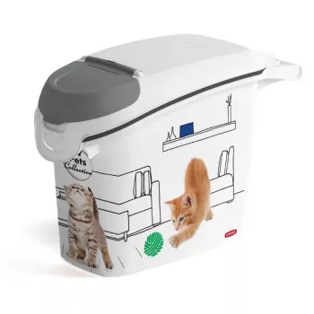 Recipiente de armazenamento de comida para cão e gato CURVER Pets Life 6 kg 15 L 23x50x36 cm