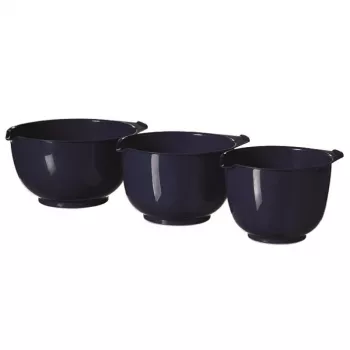 CURVER conjunto de taças de mistura 3 unid. 1,5L + 2L + 2,5L, azul escuro