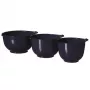 CURVER conjunto de taças de mistura 3 unid. 1,5L + 2L + 2,5L, azul escuro