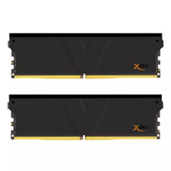 V-Color Manta XSky RGB 16GB (2x8GB) DDR5-5600 CL46 EXPO Kit de memória para desktop, preto