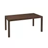 Keter Melody Mesa de jardim retangular castanha resina protegida contra UV lugares para 6-8 montagem sem ferramentas