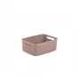 CURVER Cesto Jute S 5L 27x20x11cm rosa - Cesto de armazenamento de juta natural