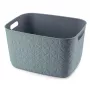 CURVER Softex L Cesto de armazenamento 19L retangular petróleo textura tecida