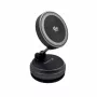 Evelatus Qi2 25W Carregador sem fios magnético para automóvel com cabo espiral AutoSpring USB-C 1,2m preto