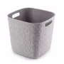 CURVER Softex Cesto de armazenamento quadrado 15L branco giz 27,9x27,9x26,9cm