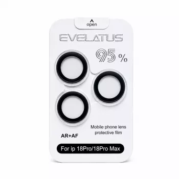 Evelatus Apple iPhone 18 Pro / 18 Pro Max Vidro de proteção da lente da câmara Armor Clear