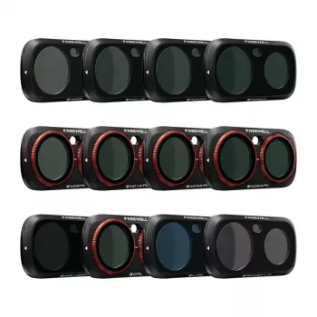 Freewell Mega Filter Set para Insta360 Luna Ultra, 12 peças (FW-LNUB-MEGA)