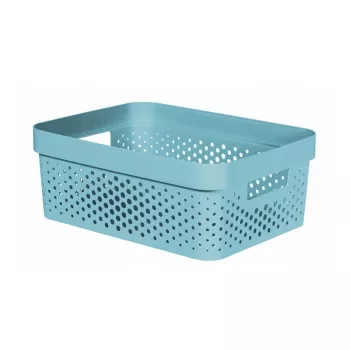 Curver Infinity Recycled Caixa de Armazenamento 11L Azul 36x27x14cm