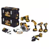 DEWALT DCK623P3-QW 18V XR Conjunto Combinado de 6 Ferramentas Elétricas sem Escovas com 3x Baterias 5,0Ah, Carregador, Mala TSTAK VI