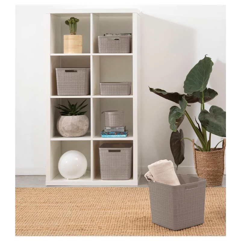 CURVER Cesto Jute Quadrado 17L 28x28x27cm Bege