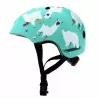 Hornit Llama Capacete de Bicicleta para Criança, Médio 53-58cm, Branco/Multi, Luz LED LLM921
