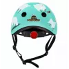 Hornit Llama Capacete de Bicicleta para Criança, Médio 53-58cm, Branco/Multi, Luz LED LLM921