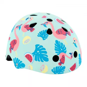 Hornit Flamingo Capacete de Bicicleta para Criança M (53-58cm) com Luz LED Traseira FLS931