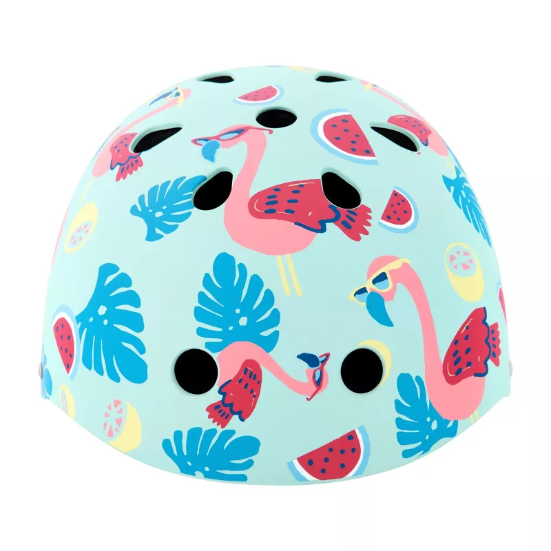 Hornit Flamingo Capacete de Bicicleta para Criança M (53-58cm) com Luz LED Traseira FLS931