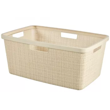 CURVER cesto de roupa Jute 46L 59x39x26cm creme
