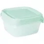 CURVER Fresh & Go conjunto de tigelas de armazenamento com 3 peças, 0,8 L cada, verde, herméticas, adequadas para micro-ondas e máquina de lavar loiça
