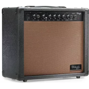 Stagg S20AAR amplificador combo para guitarra acústica 20W com reverb