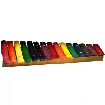 Stagg XYLO-J15 RB xilofone, 15 lâminas de pau-rosa, C5-A6 diatónico, com baquetas e bolsa