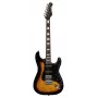 Stagg SES-60 SNB guitarra elétrica - Sonic Blue, captadores SSS, corpo em amieiro
