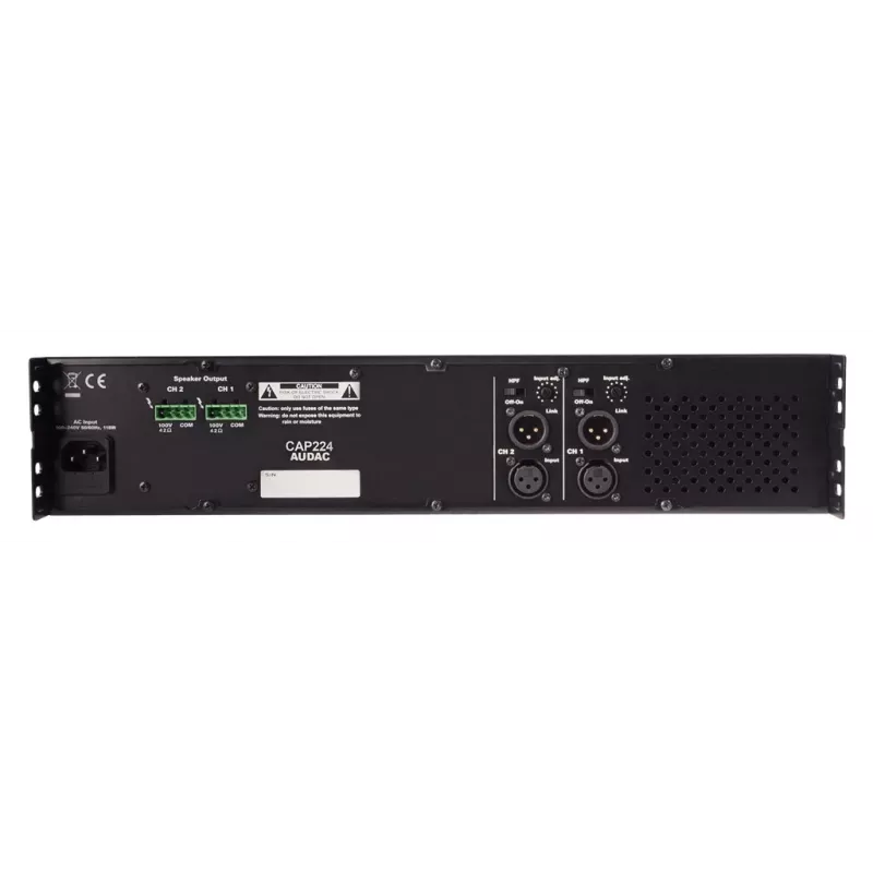 AUDAC CAP224 amplificador de áudio de 2.0 canais