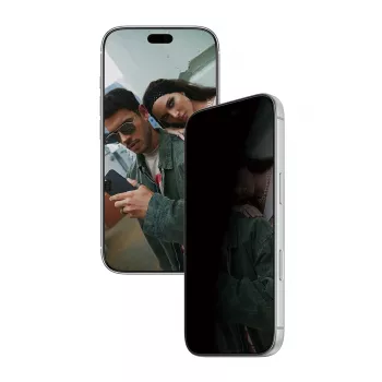 Película de proteção de ecrã com privacidade bidirecional PanzerGlass PGS para Apple iPhone 2026 Pro Ultra-Wide Fit