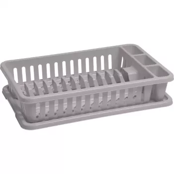 Escorredor de louça CURVER 26,5x42x8,8 cm cinzento