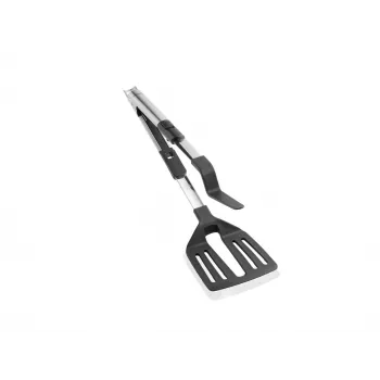 Espátula e raspador de massa 2-em-1 Leifheit ProLine, aço inoxidável, 30,5 cm
