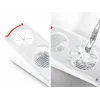 Cortador de ovos Combi LEIFHEIT – cortador de ovos e divisor de ovos em 8 partes 2-em-1, branco