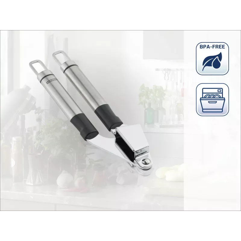 Espremedor de alho LEIFHEIT ProLine aço inoxidável com ferramenta de limpeza integrada