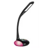 Candeeiro de secretária LED Activejet AJE-VENUS RGB preto com base RGB, luz principal 7W, base RGB 3W, 400lm, 3000K/4500K/6000K, controlo tátil, braço flexível