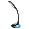 Candeeiro de secretária LED Activejet AJE-VENUS RGB preto com base RGB, luz principal 7W, base RGB 3W, 400lm, 3000K/4500K/6000K, controlo tátil, braço flexível