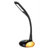Candeeiro de secretária LED Activejet AJE-VENUS RGB preto com base RGB, luz principal 7W, base RGB 3W, 400lm, 3000K/4500K/6000K, controlo tátil, braço flexível