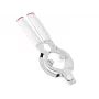 Abre-garrafas LEIFHEIT ComfortLine 103135 – assistente de rosca sem esforço, punho ajustável, lavável na máquina de lavar louça, branco/cinzento