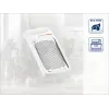 Ralador de noz-moscada LEIFHEIT, ComfortLine, superfície de ralar em aço inoxidável, branco/cinzento, recipiente integrado, lavável na máquina de lavar louça