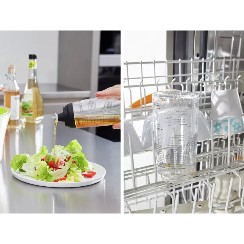 Misturador de molho para salada LEIFHEIT 300 ml, transparente/verde