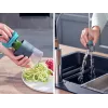 Cortador de espiral manual LEIFHEIT para legumes, 2 opções de corte, branco/verde