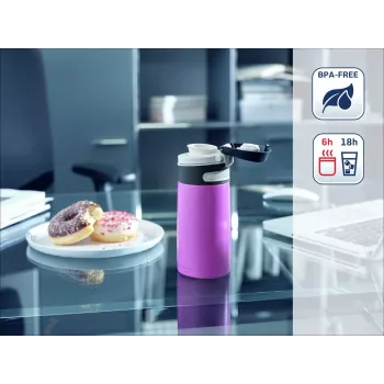 Leifheit Thermos Flip 350 ml, Purple