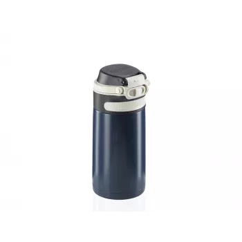 Leifheit Thermos Flip 350 ml, Dark Blue