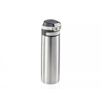 Caneca térmica LEIFHEIT Thermo Mug Flip 600 ml prateada