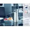 Caneca térmica LEIFHEIT Thermo Mug Flip 600 ml prateada