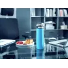 Garrafa térmica LEIFHEIT Thermos Flip 600 ml azul-claro em aço inoxidável com isolamento a vácuo