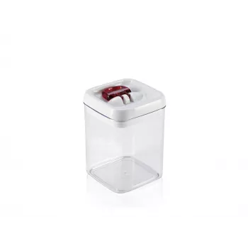 Recipiente hermético para alimentos LEIFHEIT Fresh&Easy 1,6L, sem BPA, transparente com tampa verde